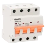 10A 4Pole MCB ORANGE SIGMA Circuit Breaker