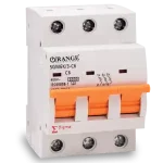 16A 3Pole MCB ORANGE SIGMA Circuit Braker