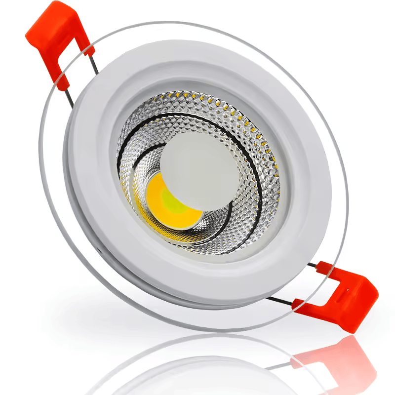 H6bf295a4b2874451bc4a6592ab8af8c1h LED Glass Panel Ceiling Light | 6W/12W | Day Light, Warm White & Natural White - Image 1
