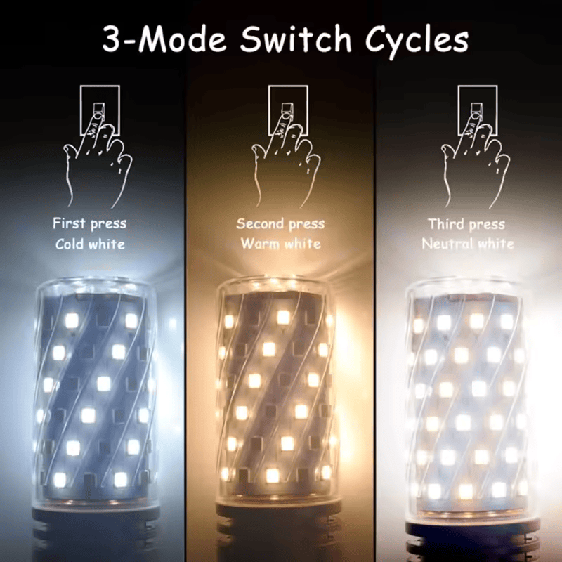 H7d7cf5c946054a178107238c43d71946A (1) (1) LED SMD Candle Bulb E14\E27| 16W | Day/ Warm & Natural white - Image 1