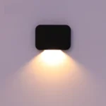 Akra | Step Wall Light | 1W | Warm White | Black & White